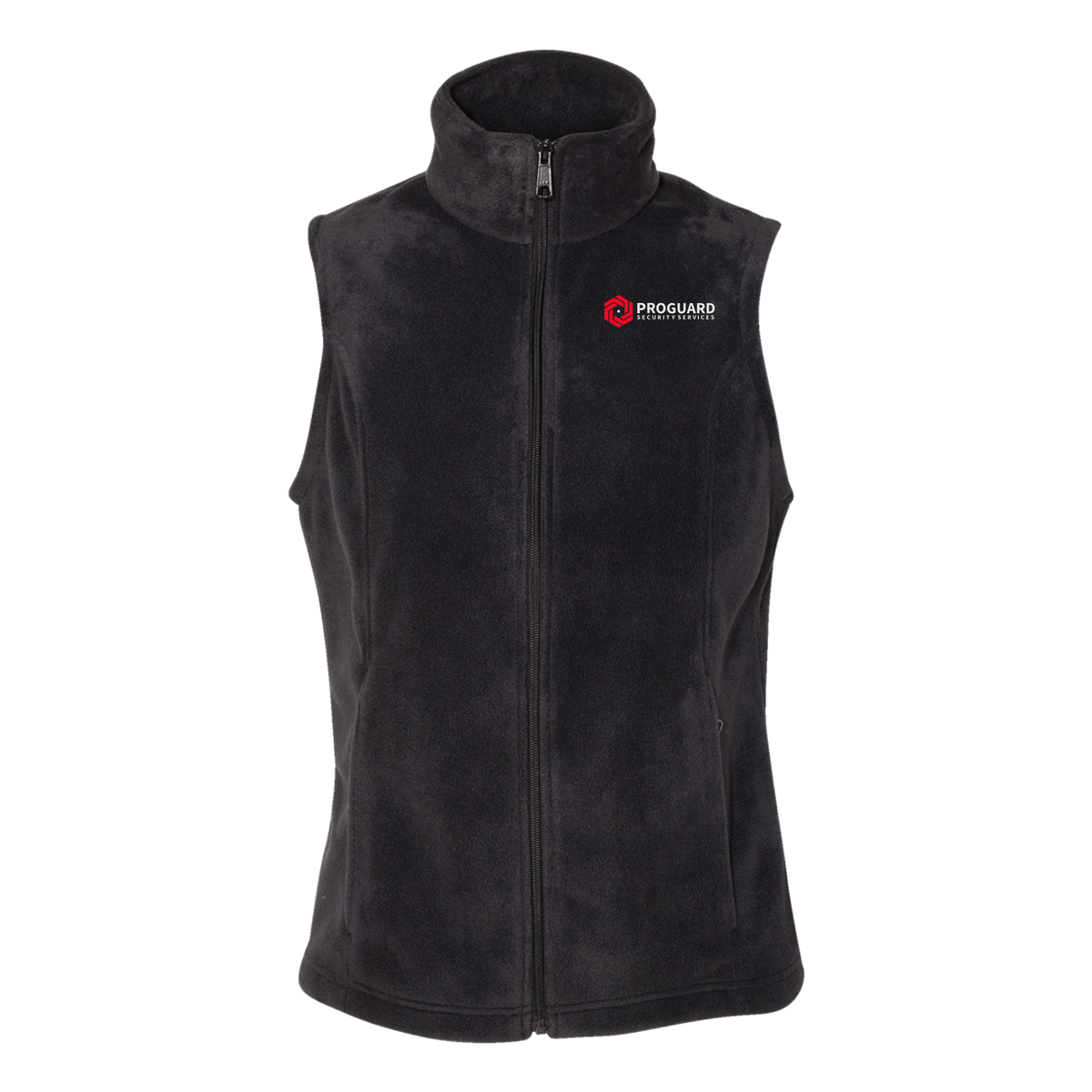 proguardsecurityservices-columbia-womens-fleece-vest-embroidery-leftchest-212471-black-flat-front