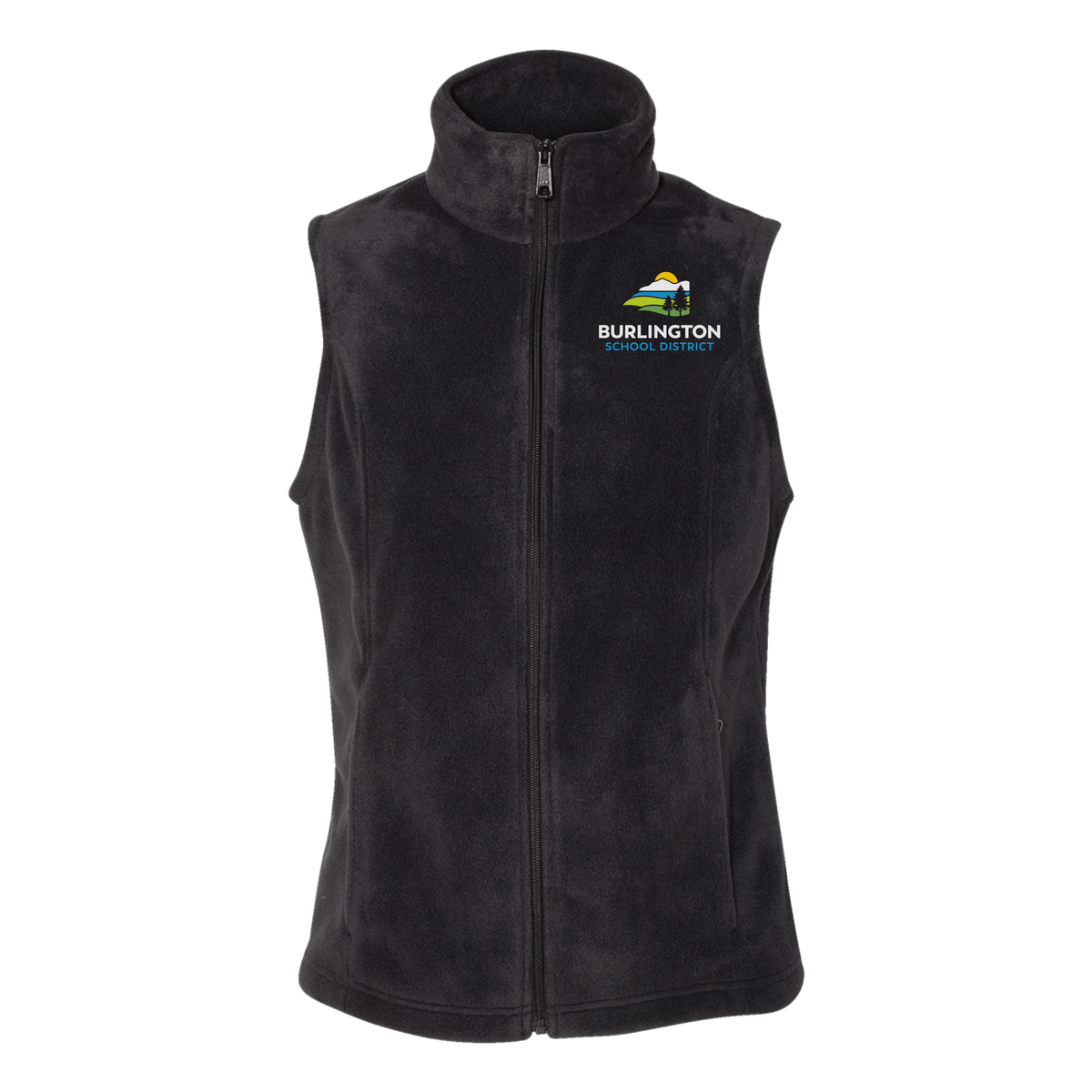 bsdvt-columbia-womens-fleece-vest-embroidery-leftchest-212471-black-flat-front