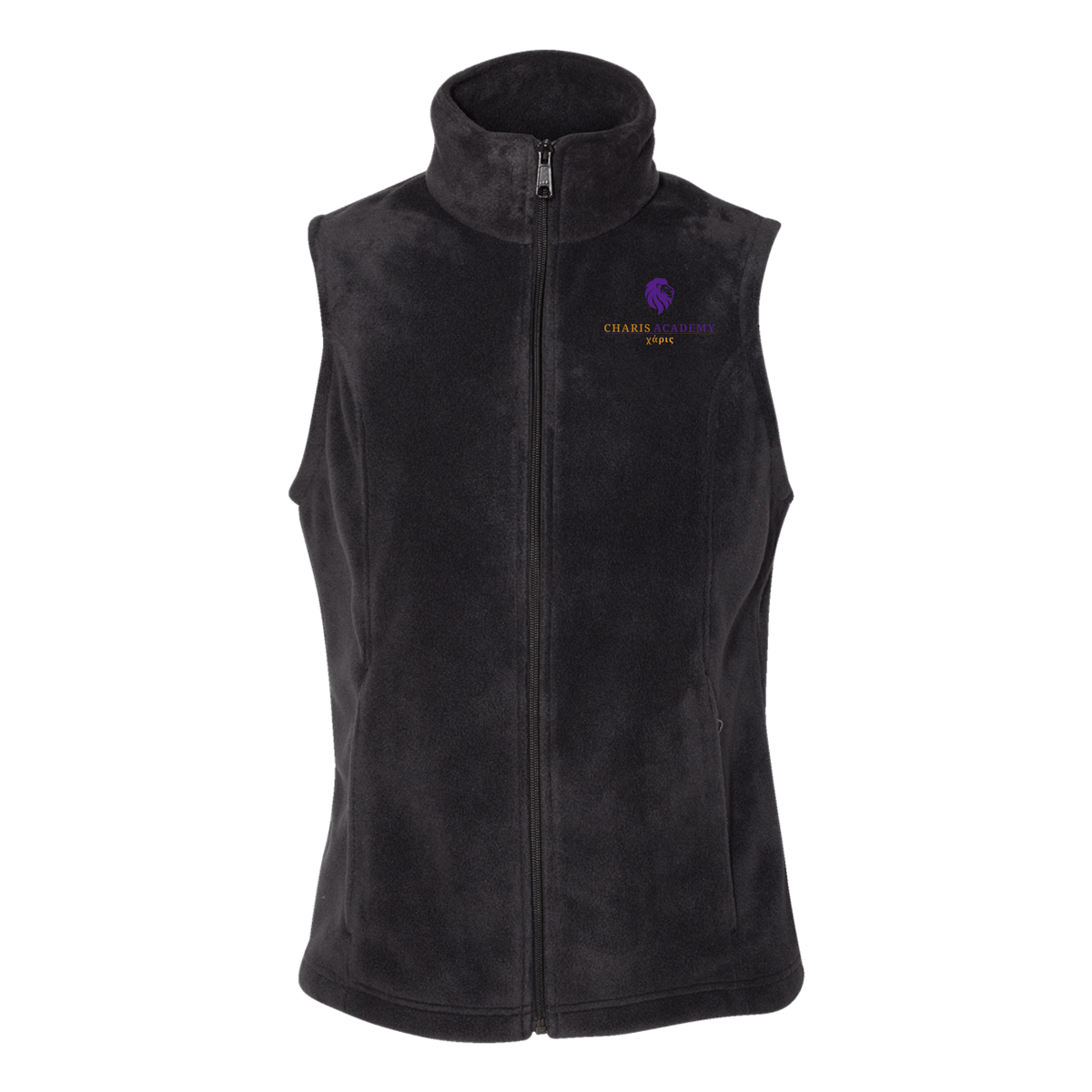 cahazleton-columbia-womens-fleece-vest-embroidery-leftchest-212471-black-flat-front