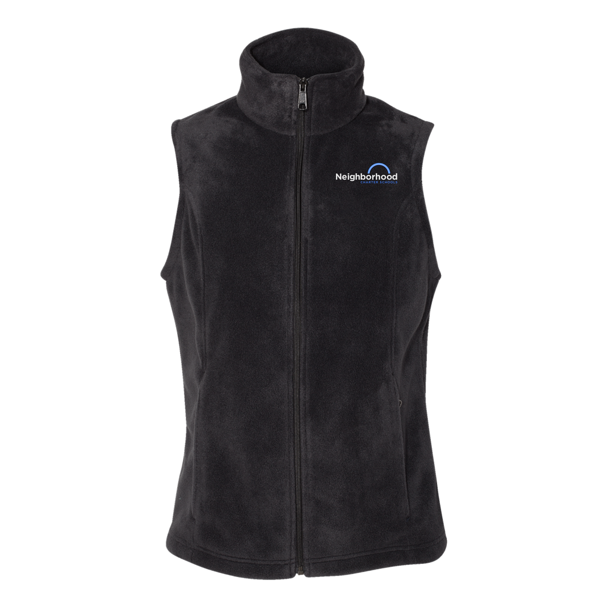 ncschools-columbia-womens-fleece-vest-embroidery-leftchest-212471-black-flat-front