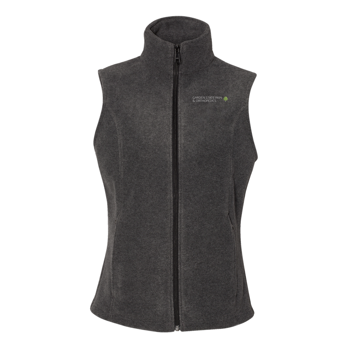 gardenstatepain-columbia-womens-fleece-vest-embroidery-leftchest-212471-charcoalheather-flat-front