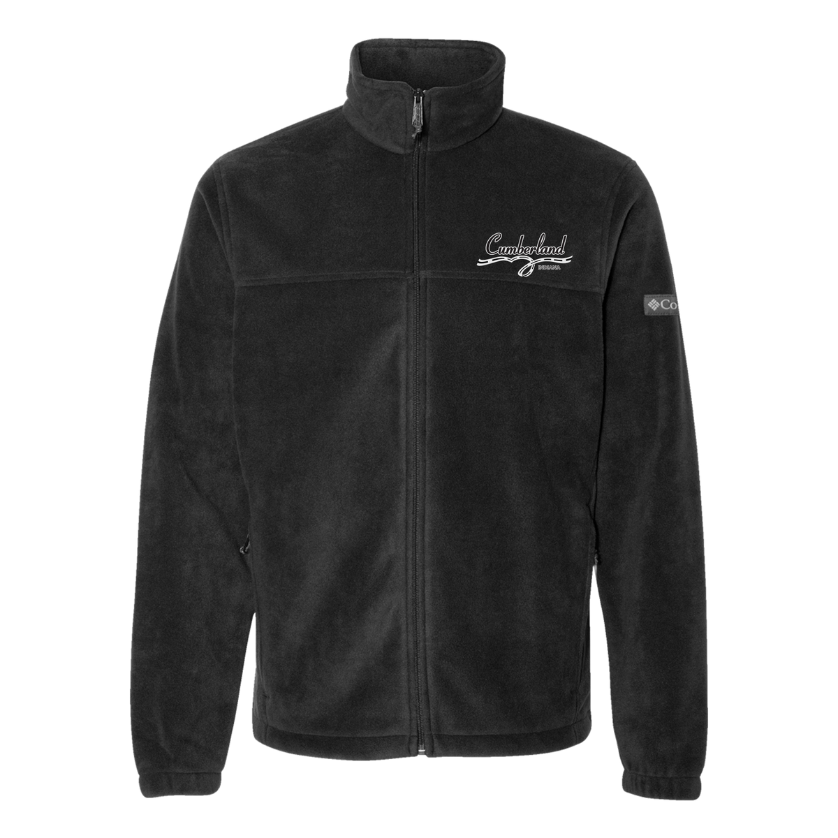 cumberland-columbia-mens-fleece-jacket-embroidery-leftchest-212478-black-flat-front