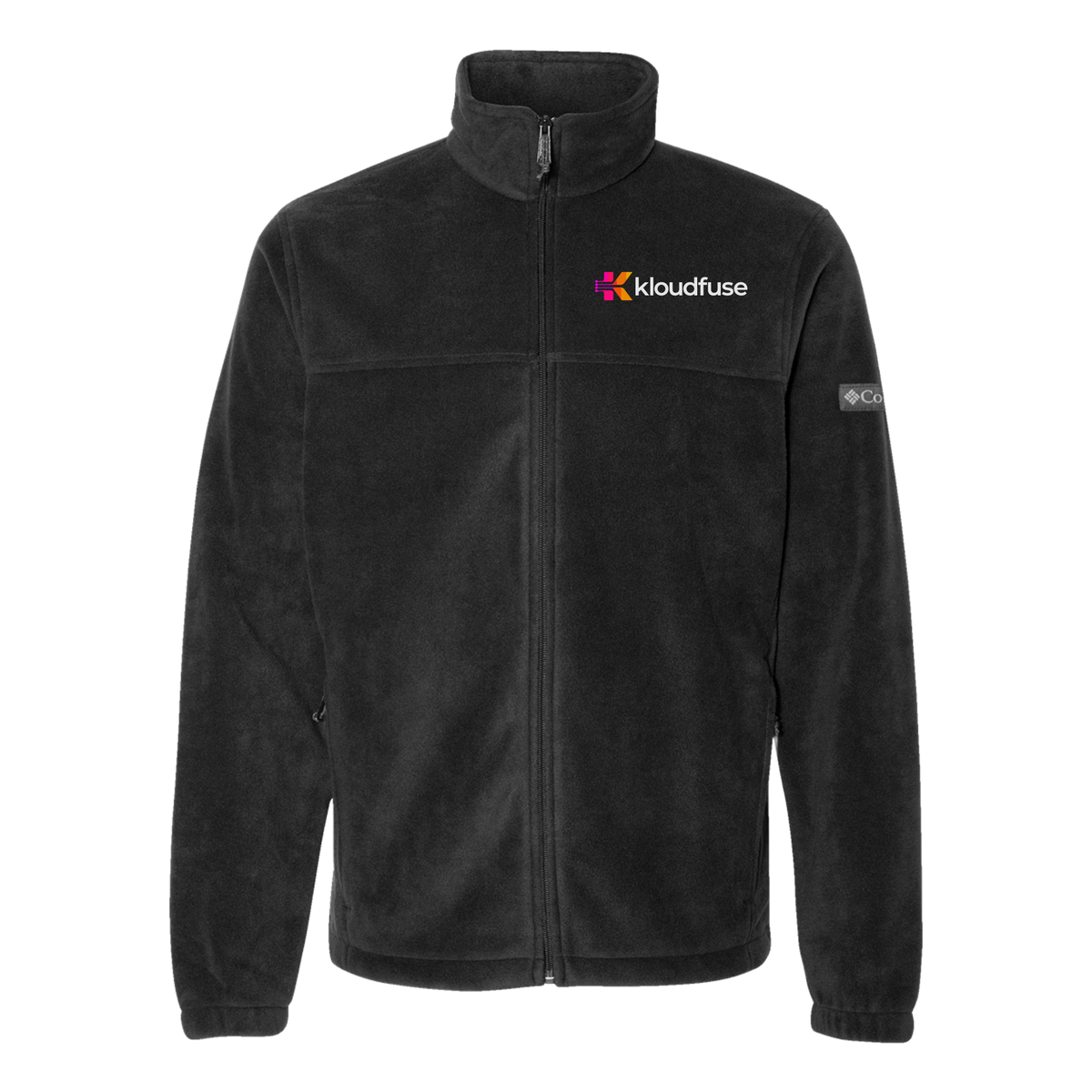 kloudfuse-columbia-mens-fleece-jacket-embroidery-leftchest-212478-black-flat-front
