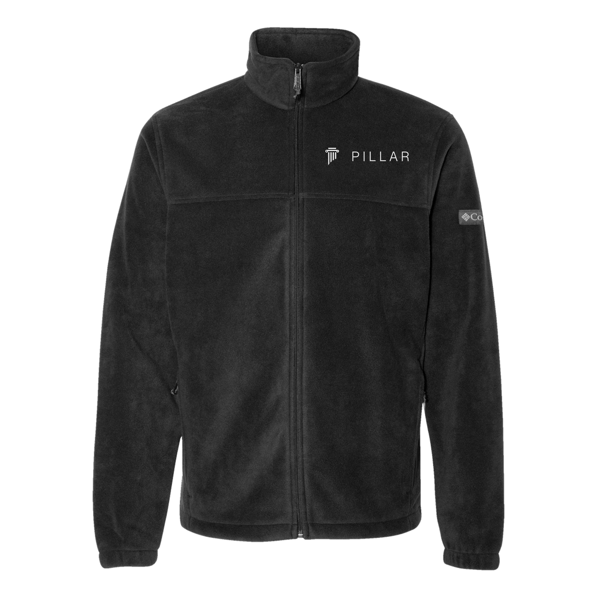 pillar-columbia-mens-fleece-jacket-embroidery-leftchest-212478-black-flat-front