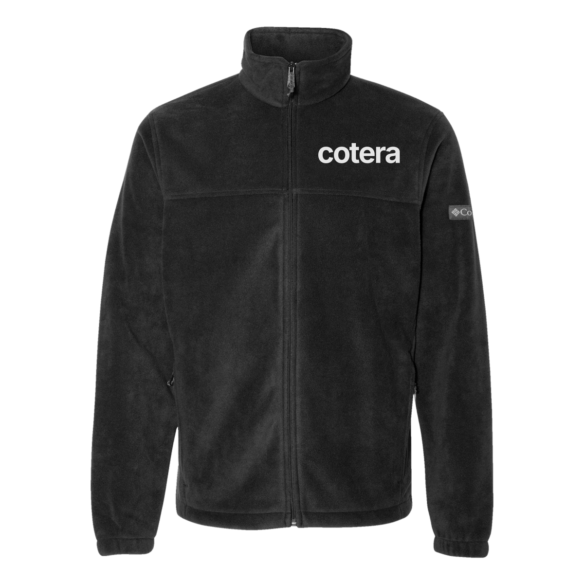 cotera-columbia-mens-fleece-jacket-embroidery-leftchest-212478-black-flat-front