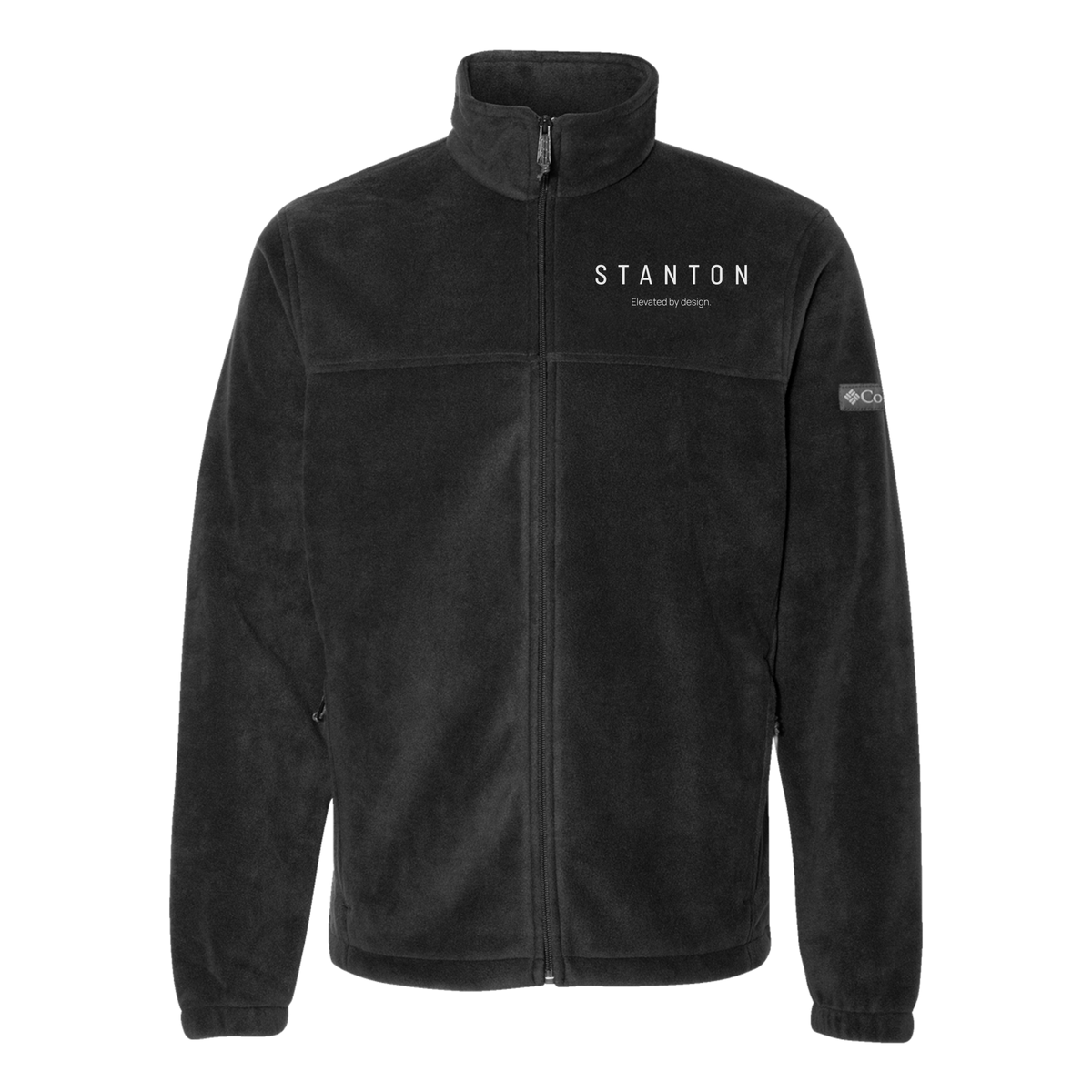 stantoncarpet-columbia-mens-fleece-jacket-embroidery-leftchest-212478-black-flat-front