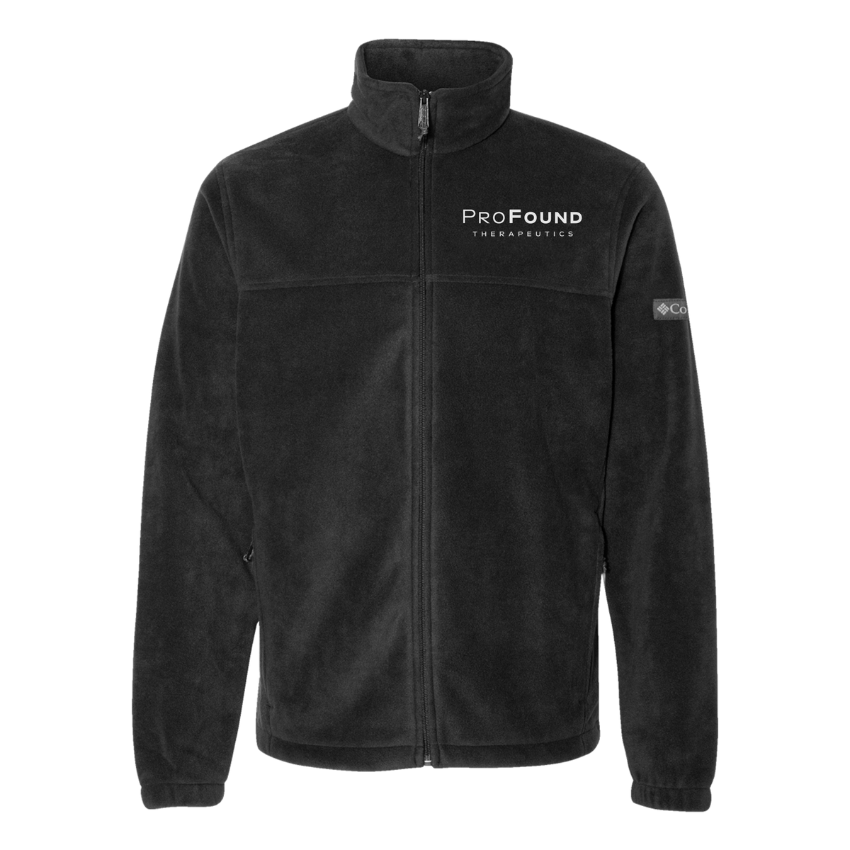 profoundtx-columbia-mens-fleece-jacket-embroidery-leftchest-212478-black-flat-front
