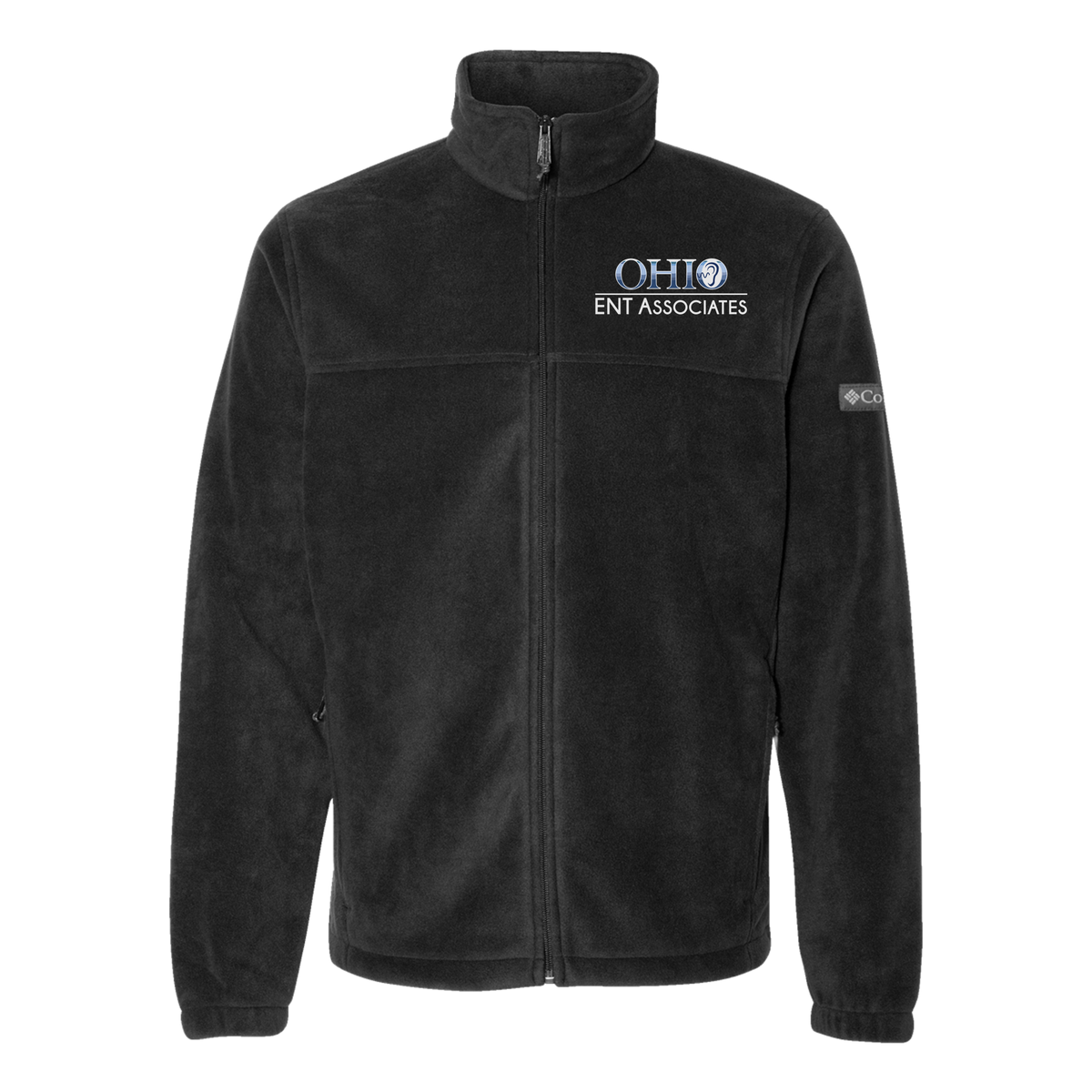 ohioentaudiology-columbia-mens-fleece-jacket-embroidery-leftchest-212478-black-flat-front