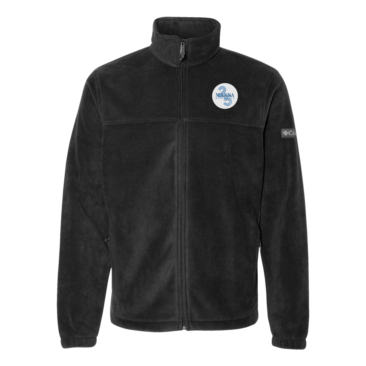 mannaworldwide-columbia-mens-fleece-jacket-embroidery-leftchest-212478-black-flat-front