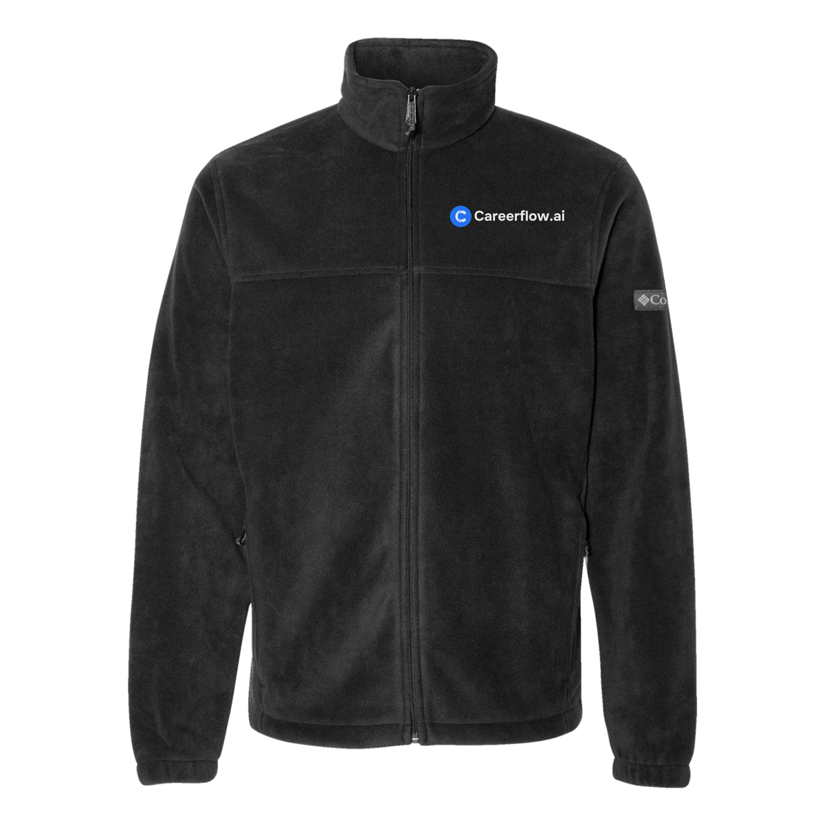 careerflow-columbia-mens-fleece-jacket-embroidery-leftchest-212478-black-flat-front