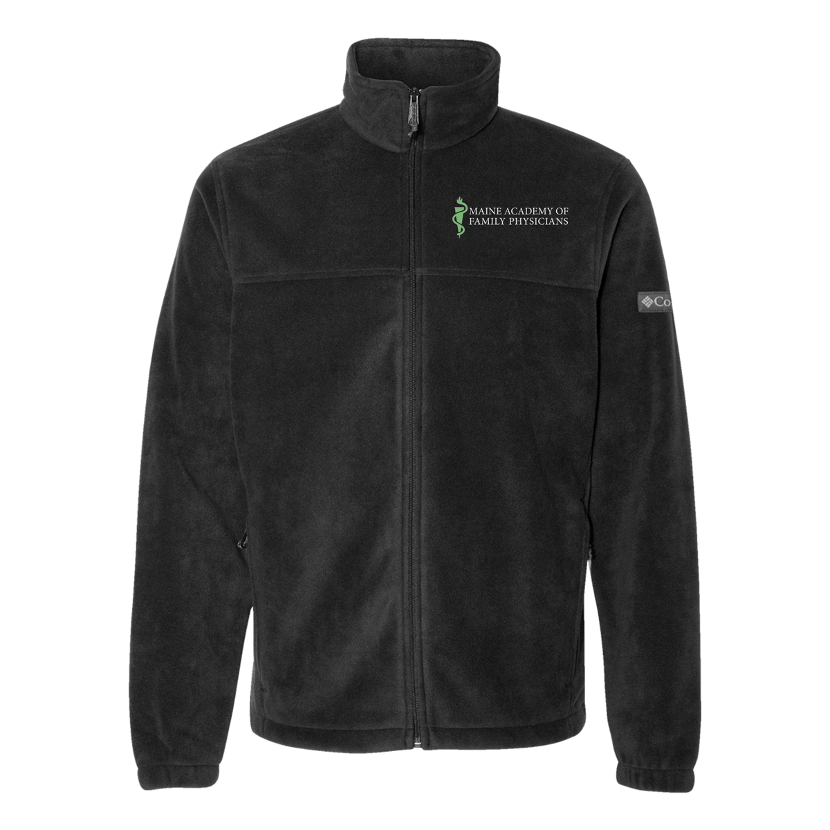 maineafp-columbia-mens-fleece-jacket-embroidery-leftchest-212478-black-flat-front