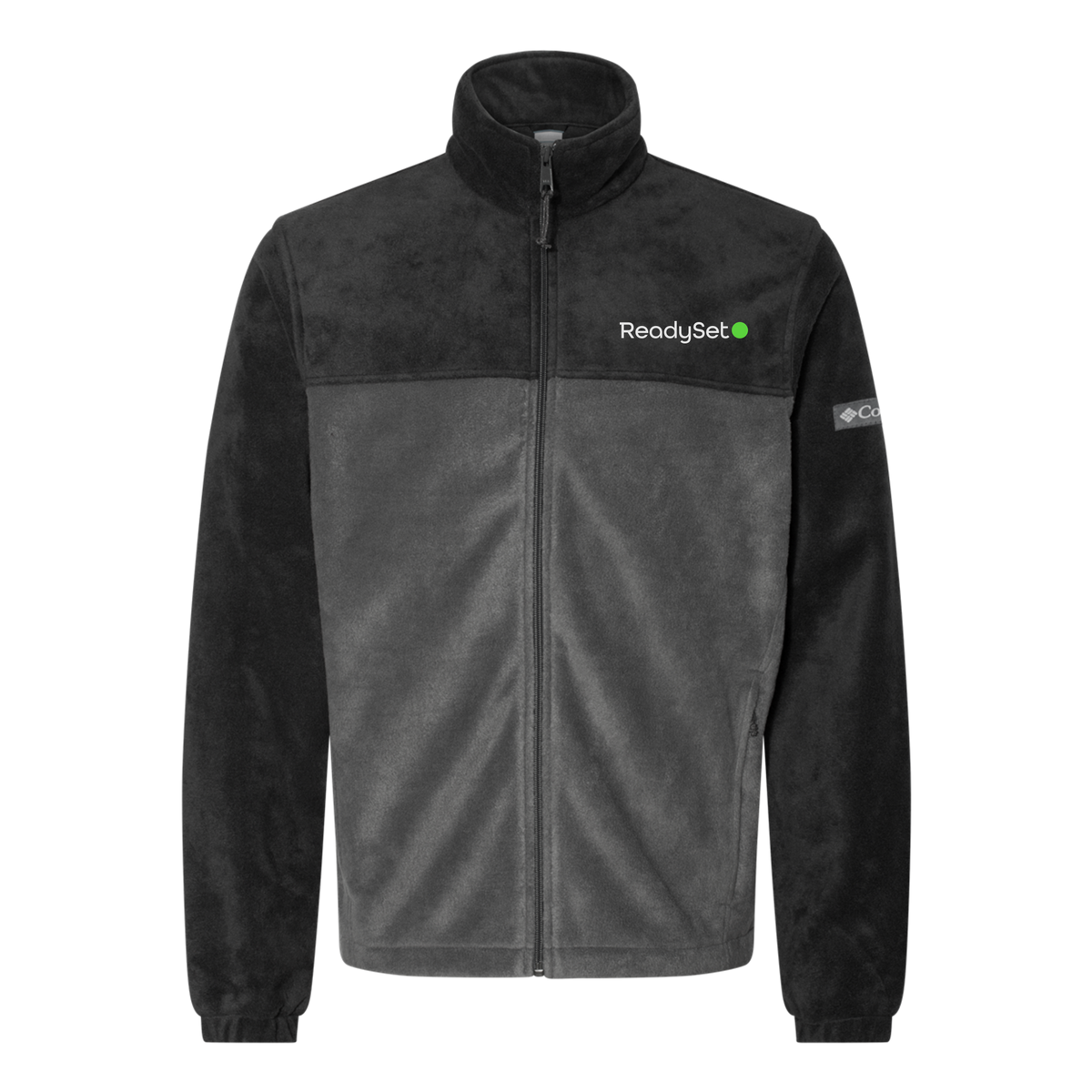 readysetsurgical-columbia-mens-fleece-jacket-embroidery-leftchest-212478-blackgrill-flat-front