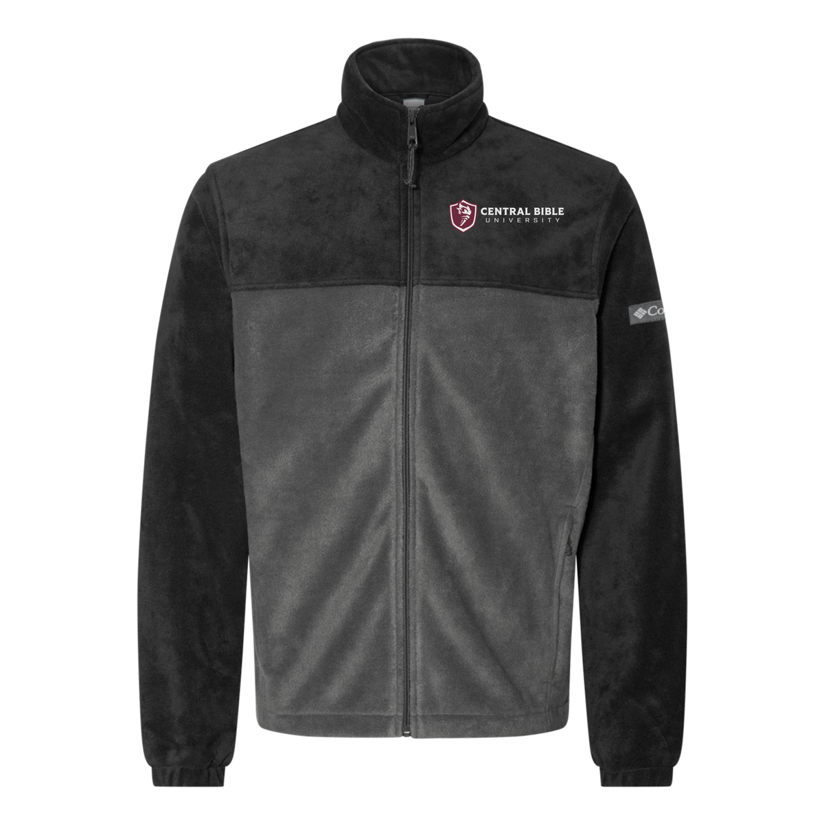 centralbible-columbia-mens-fleece-jacket-embroidery-leftchest-212478-blackgrill-flat-front
