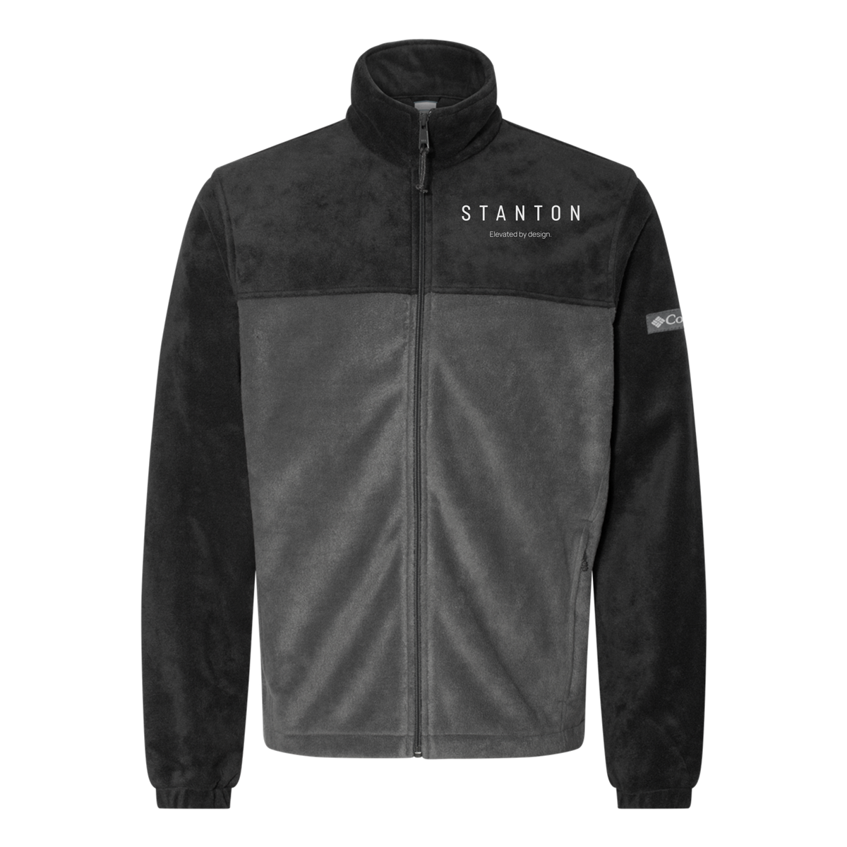 stantoncarpet-columbia-mens-fleece-jacket-embroidery-leftchest-212478-blackgrill-flat-front