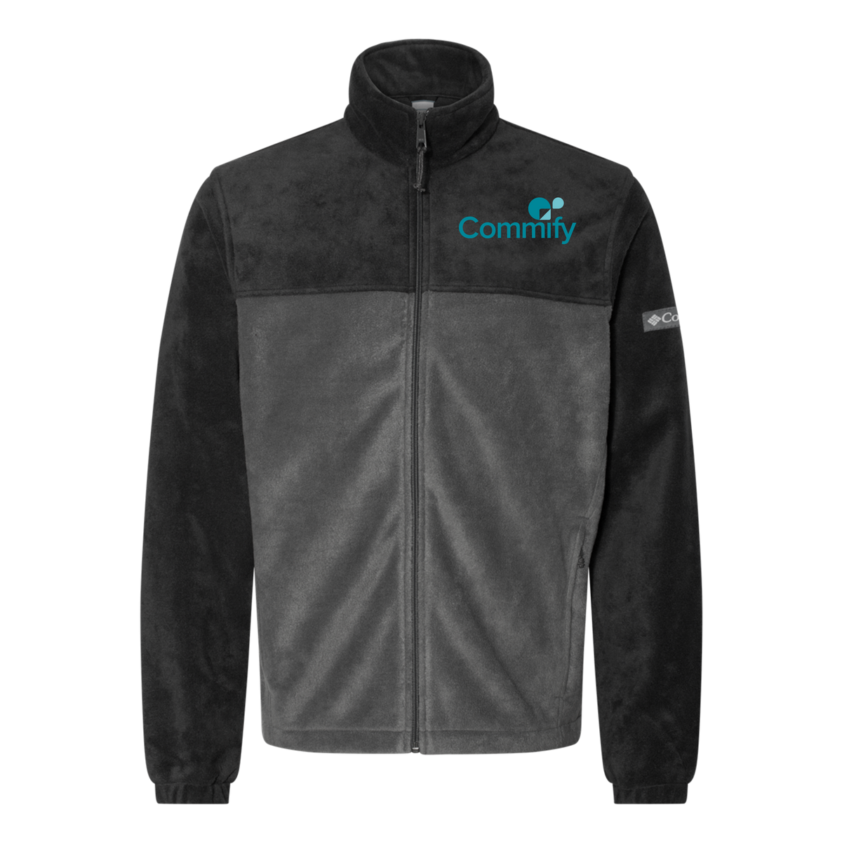 commify-columbia-mens-fleece-jacket-embroidery-leftchest-212478-blackgrill-flat-front
