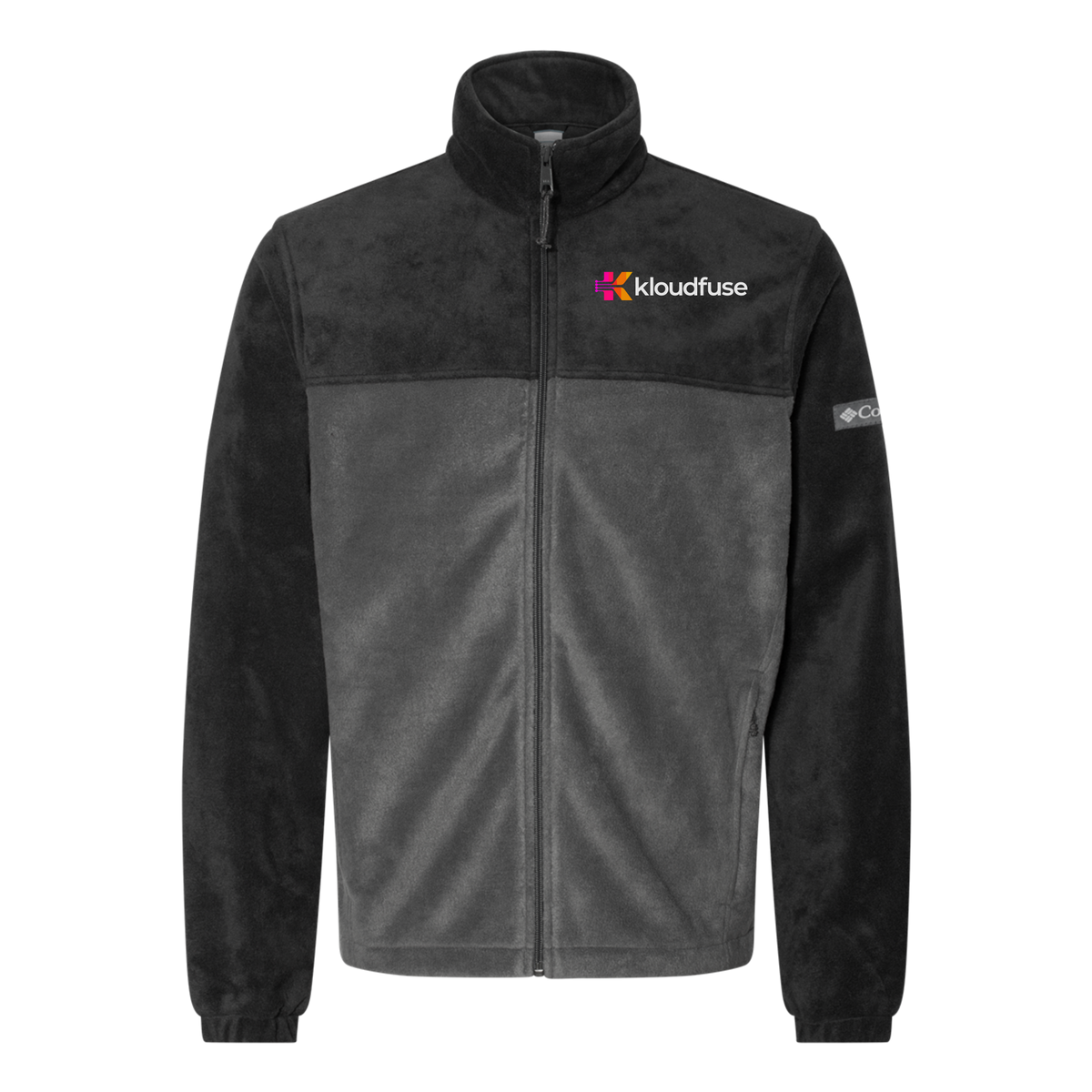 kloudfuse-columbia-mens-fleece-jacket-embroidery-leftchest-212478-blackgrill-flat-front