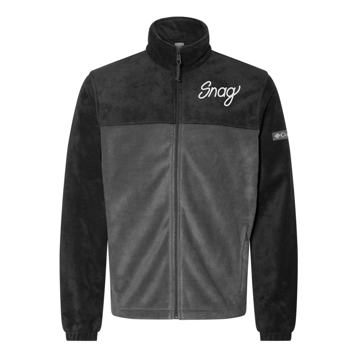 snagdelivery-columbia-mens-fleece-jacket-embroidery-leftchest-212478-blackgrill-flat-front