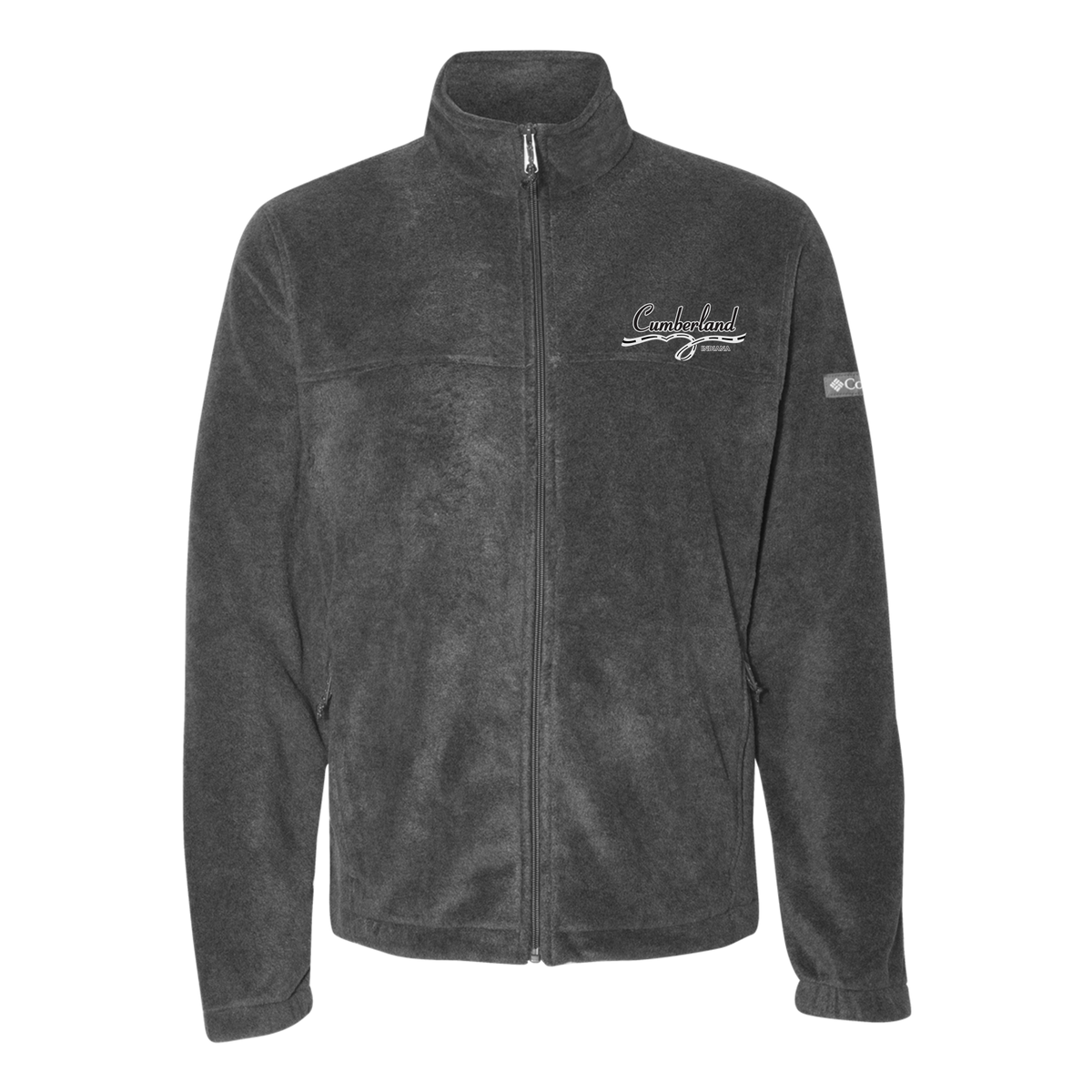 cumberland-columbia-mens-fleece-jacket-embroidery-leftchest-212478-charcoalheather-flat-front