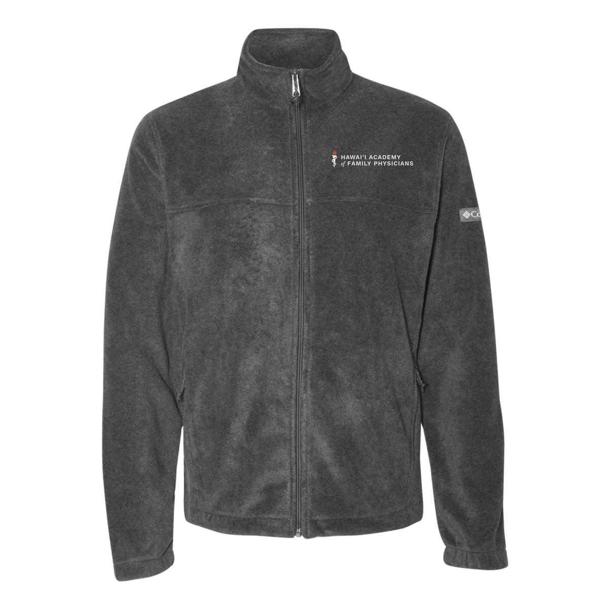 hafp-columbia-mens-fleece-jacket-embroidery-leftchest-212478-charcoalheather-flat-front