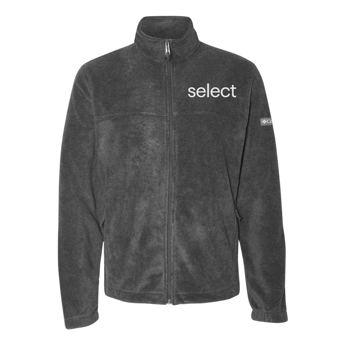 meetselect-columbia-mens-fleece-jacket-embroidery-leftchest-212478-charcoalheather-flat-front