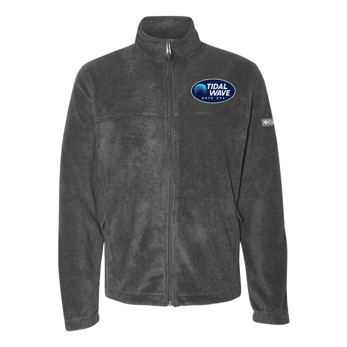 tidalwaveautospa-columbia-mens-fleece-jacket-embroidery-leftchest-212478-charcoalheather-flat-front