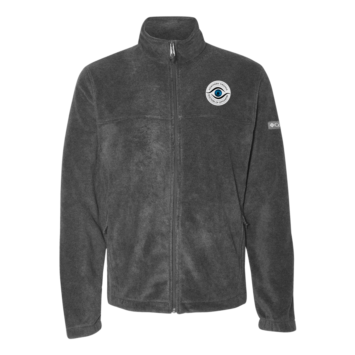 novaeyedocs-columbia-mens-fleece-jacket-embroidery-leftchest-212478-charcoalheather-flat-front