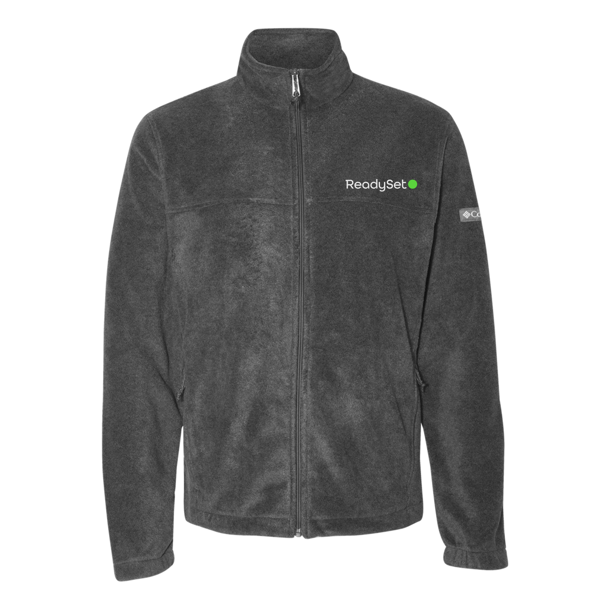 readysetsurgical-columbia-mens-fleece-jacket-embroidery-leftchest-212478-charcoalheather-flat-front