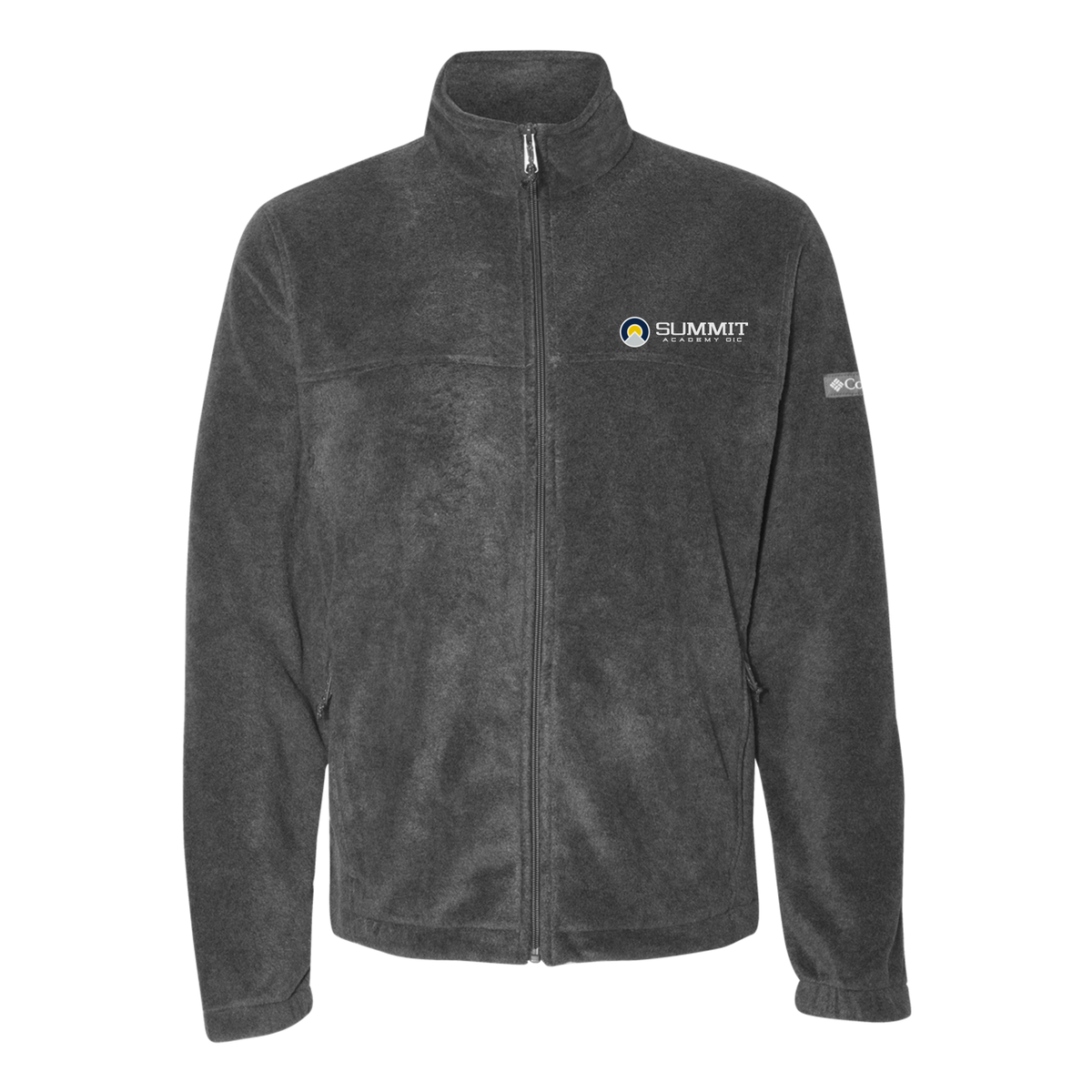 saoic-columbia-mens-fleece-jacket-embroidery-leftchest-212478-charcoalheather-flat-front