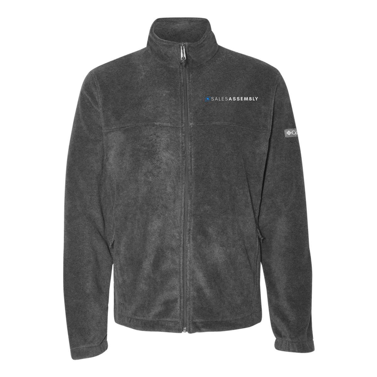 salesassembly-columbia-mens-fleece-jacket-embroidery-leftchest-212478-charcoalheather-flat-front