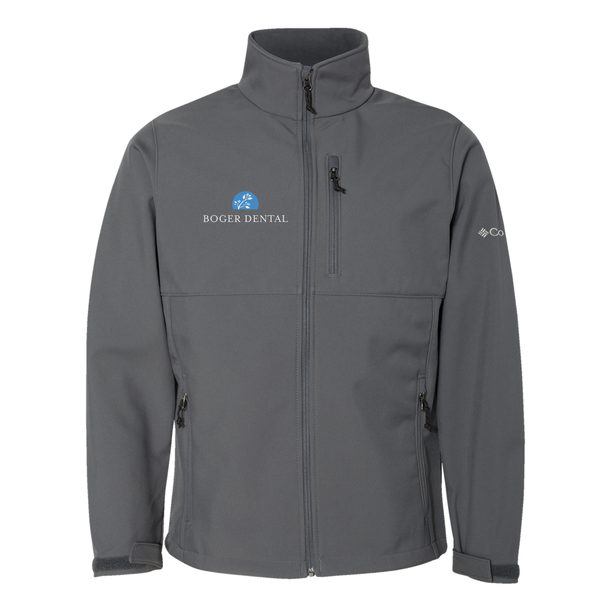 boger-dental-columbia-ascender-soft-shell-jacket-embroidery-rightchest-212483-graphite-flat-front