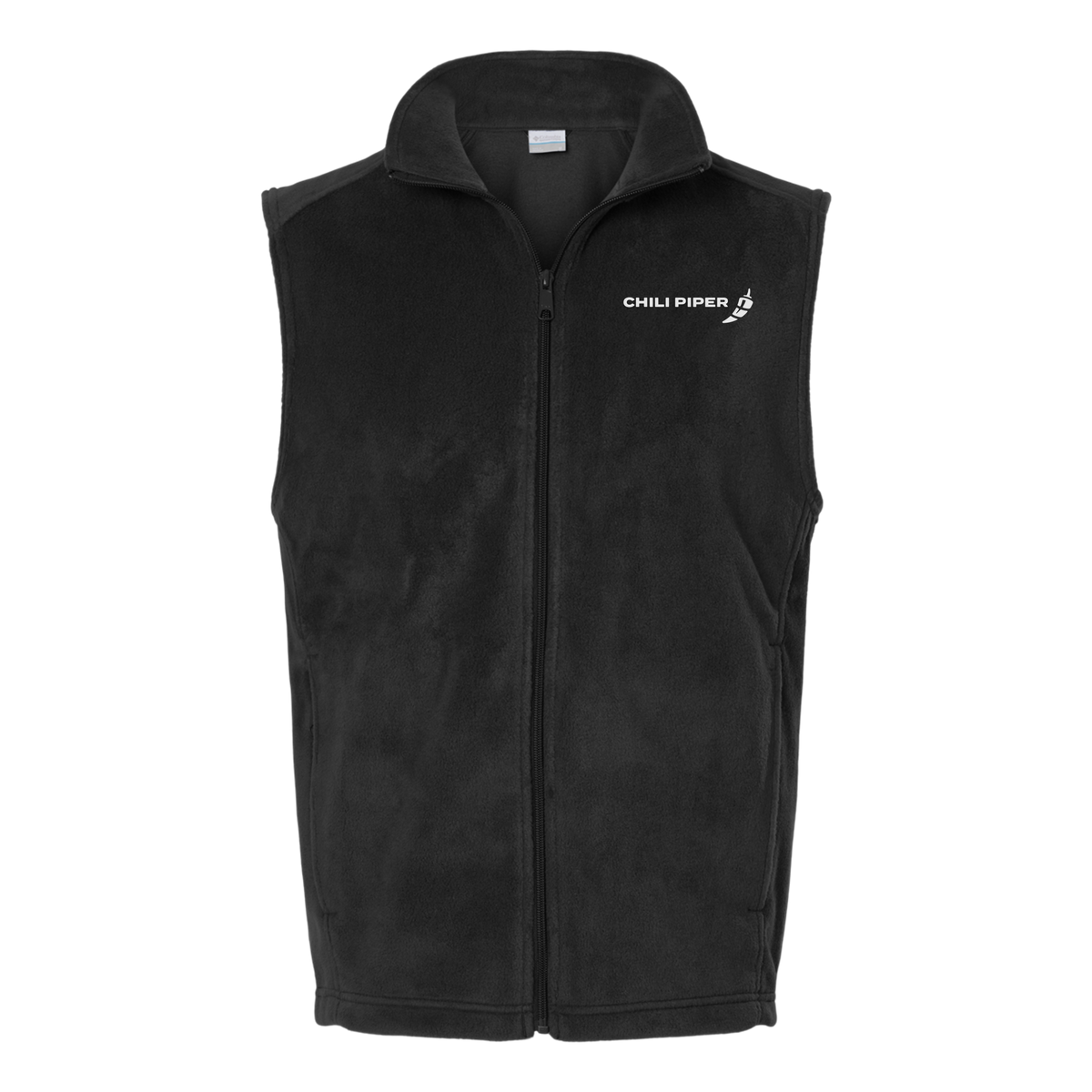chilipiper-columbia-mens-fleece-vest-embroidery-leftchest-212488-black-flat-front