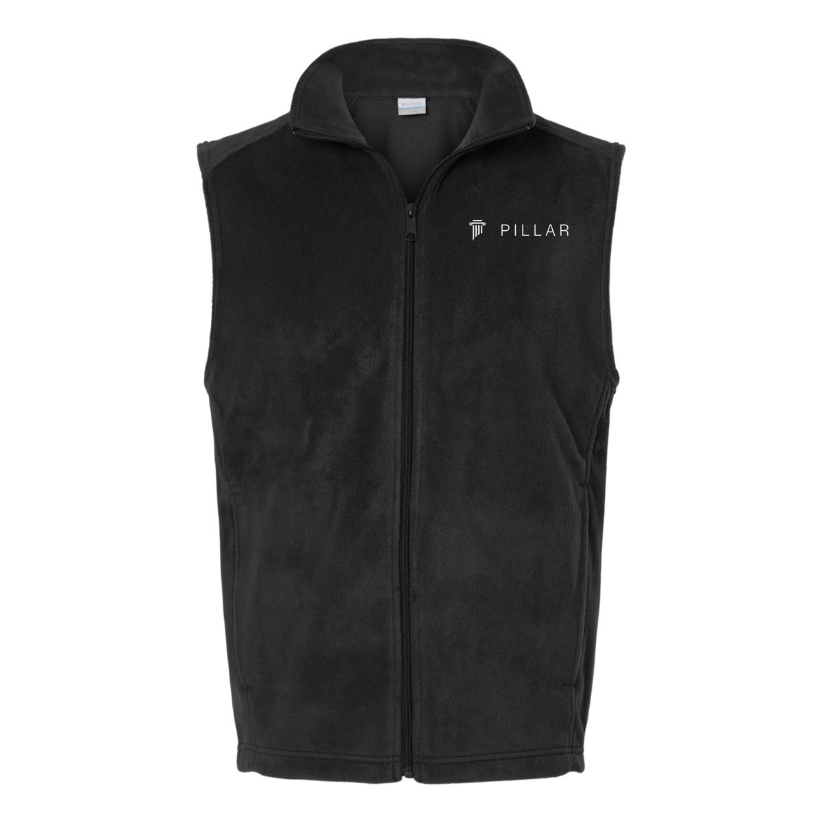 pillar-columbia-mens-fleece-vest-embroidery-leftchest-212488-black-flat-front