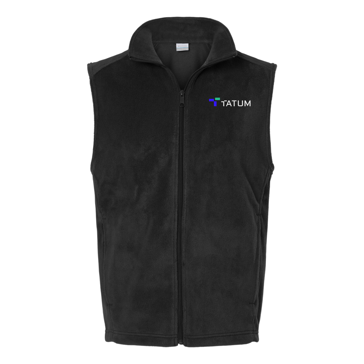 tatum-columbia-mens-fleece-vest-embroidery-leftchest-212488-black-flat-front