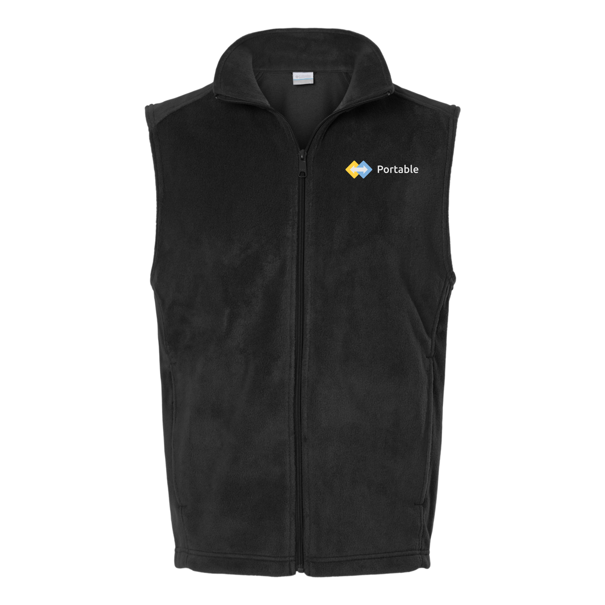portable-columbia-mens-fleece-vest-embroidery-leftchest-212488-black-flat-front