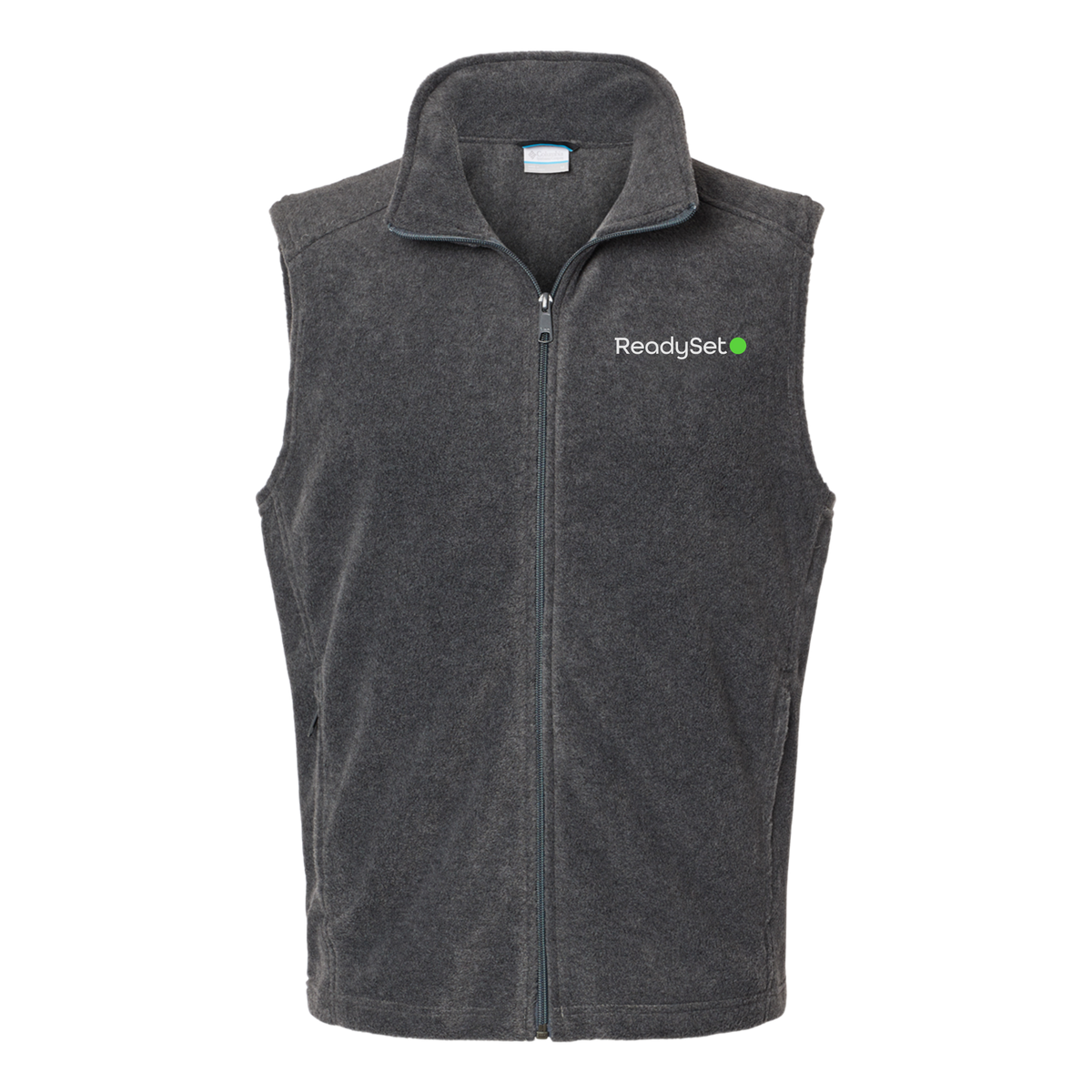 readysetsurgical-columbia-mens-fleece-vest-embroidery-leftchest-212488-charcoalheather-flat-front