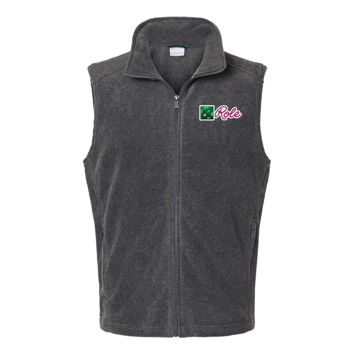 cinemarole-columbia-mens-fleece-vest-embroidery-leftchest-212488-charcoalheather-flat-front