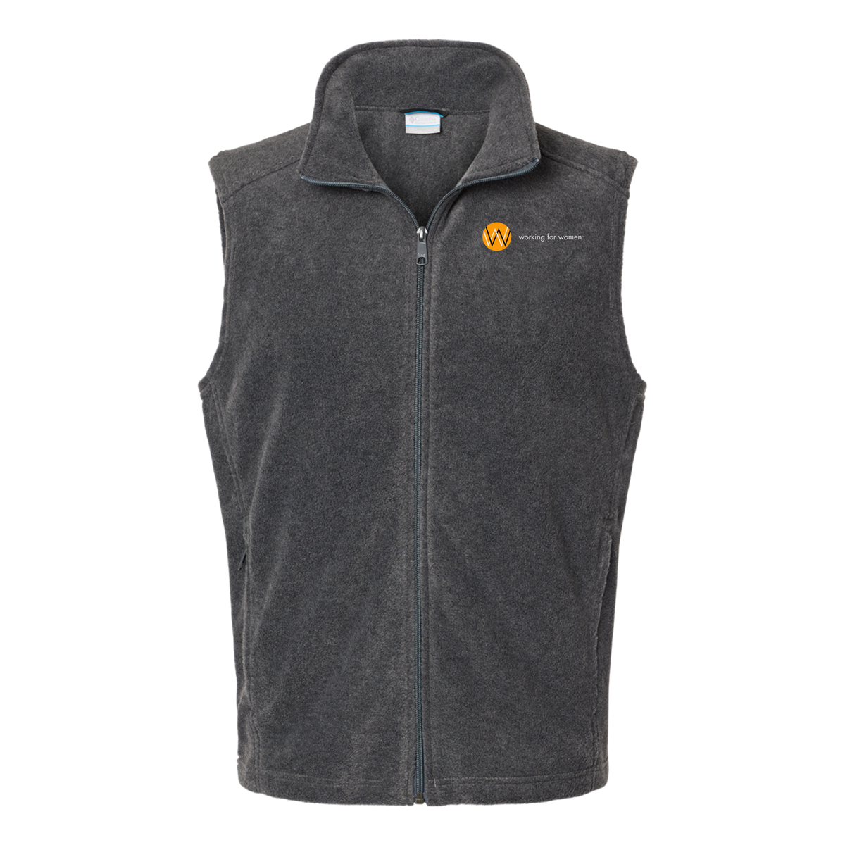 workingforwomen-columbia-mens-fleece-vest-embroidery-leftchest-212488-charcoalheather-flat-front