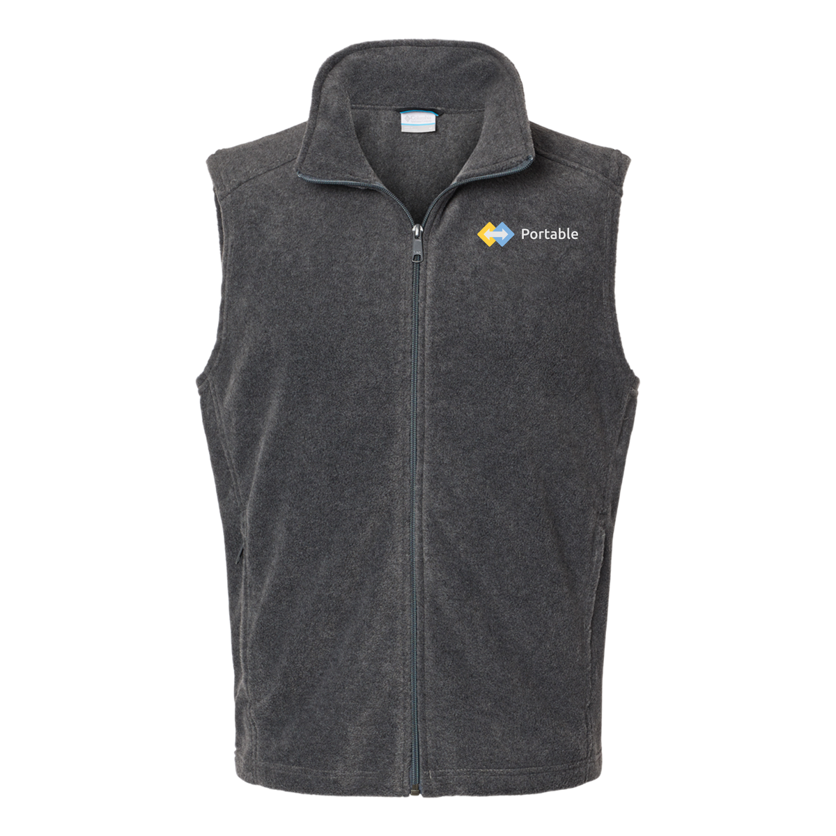portable-columbia-mens-fleece-vest-embroidery-leftchest-212488-charcoalheather-flat-front