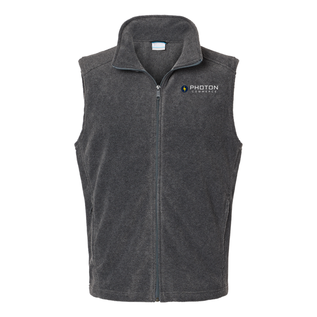 photoncommerce-columbia-mens-fleece-vest-embroidery-leftchest-212488-charcoalheather-flat-front