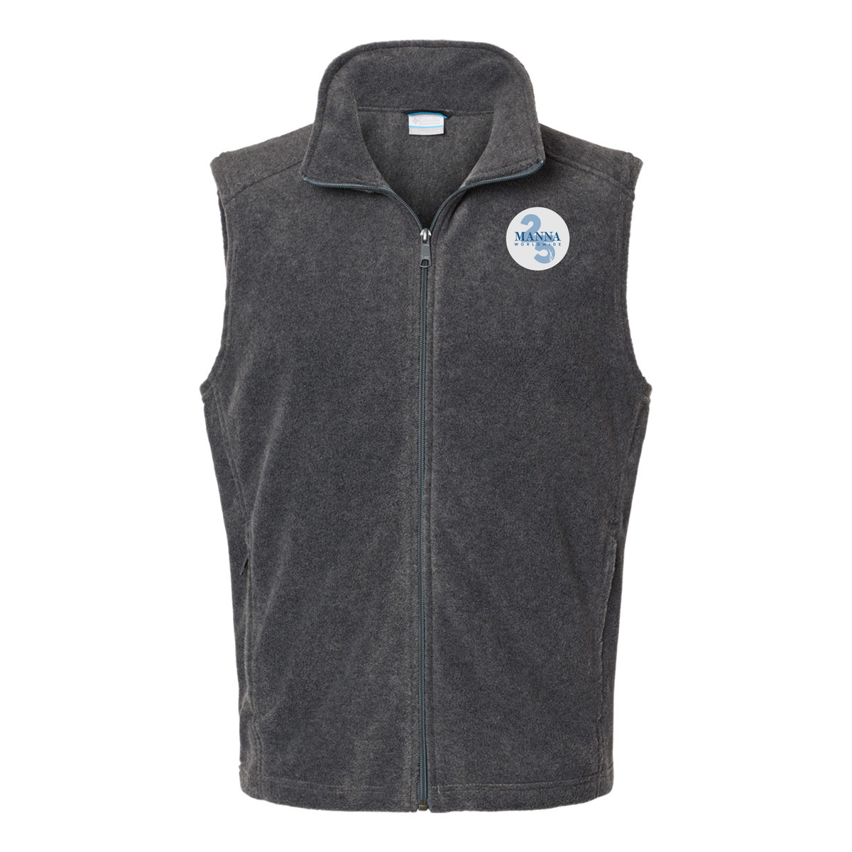 mannaworldwide-columbia-mens-fleece-vest-embroidery-leftchest-212488-charcoalheather-flat-front