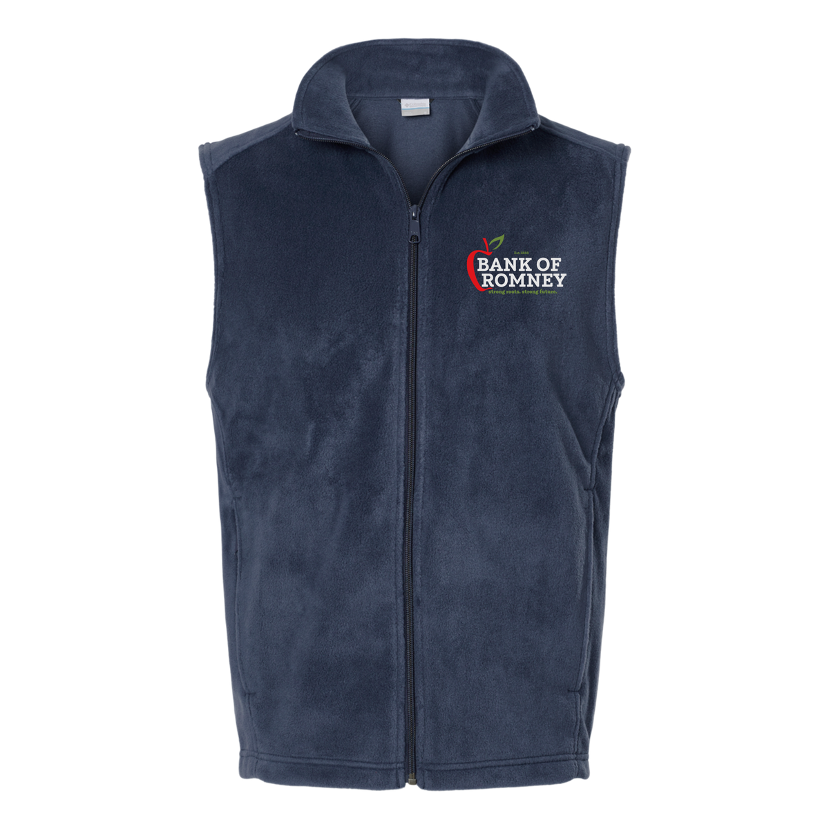bankofromney-columbia-mens-fleece-vest-embroidery-leftchest-212488-collegiatenavy-flat-front