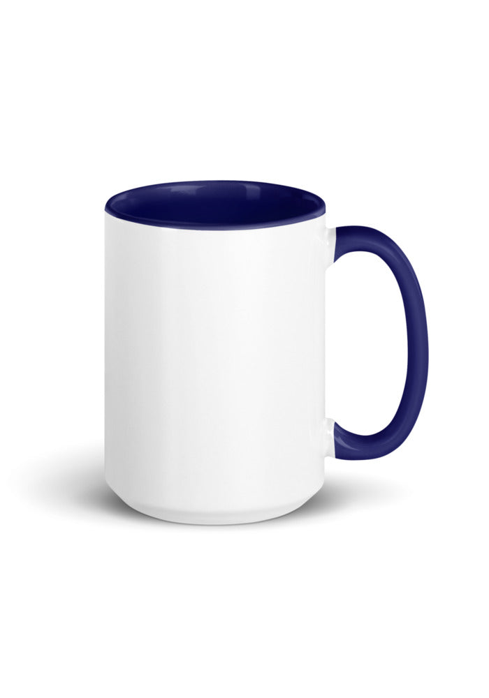 White Ceramic Mug with Color Inside