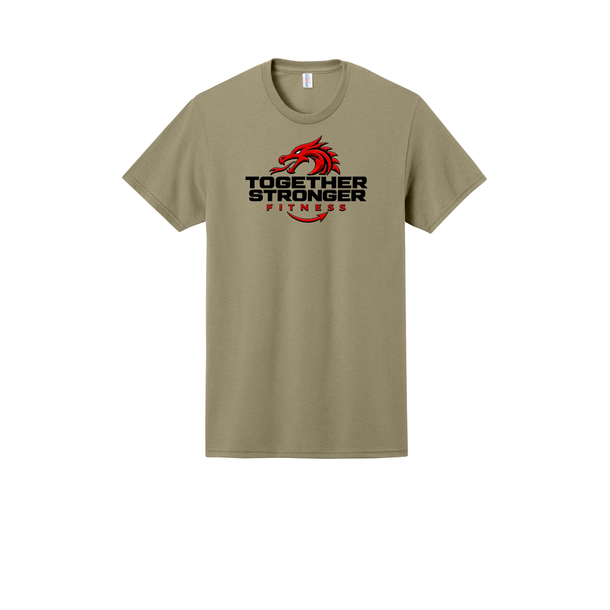 togetherstrongerfitness-jerzees-dri-power-cotton-poly-tee-dtf-front-29M-khaki-flat-front