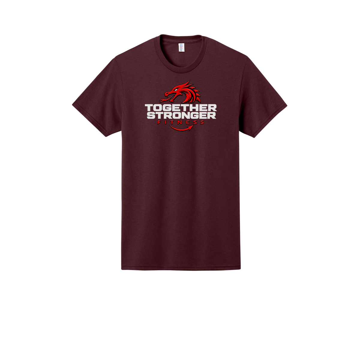 togetherstrongerfitness-jerzees-dri-power-cotton-poly-tee-dtf-front-29M-maroon-flat-front