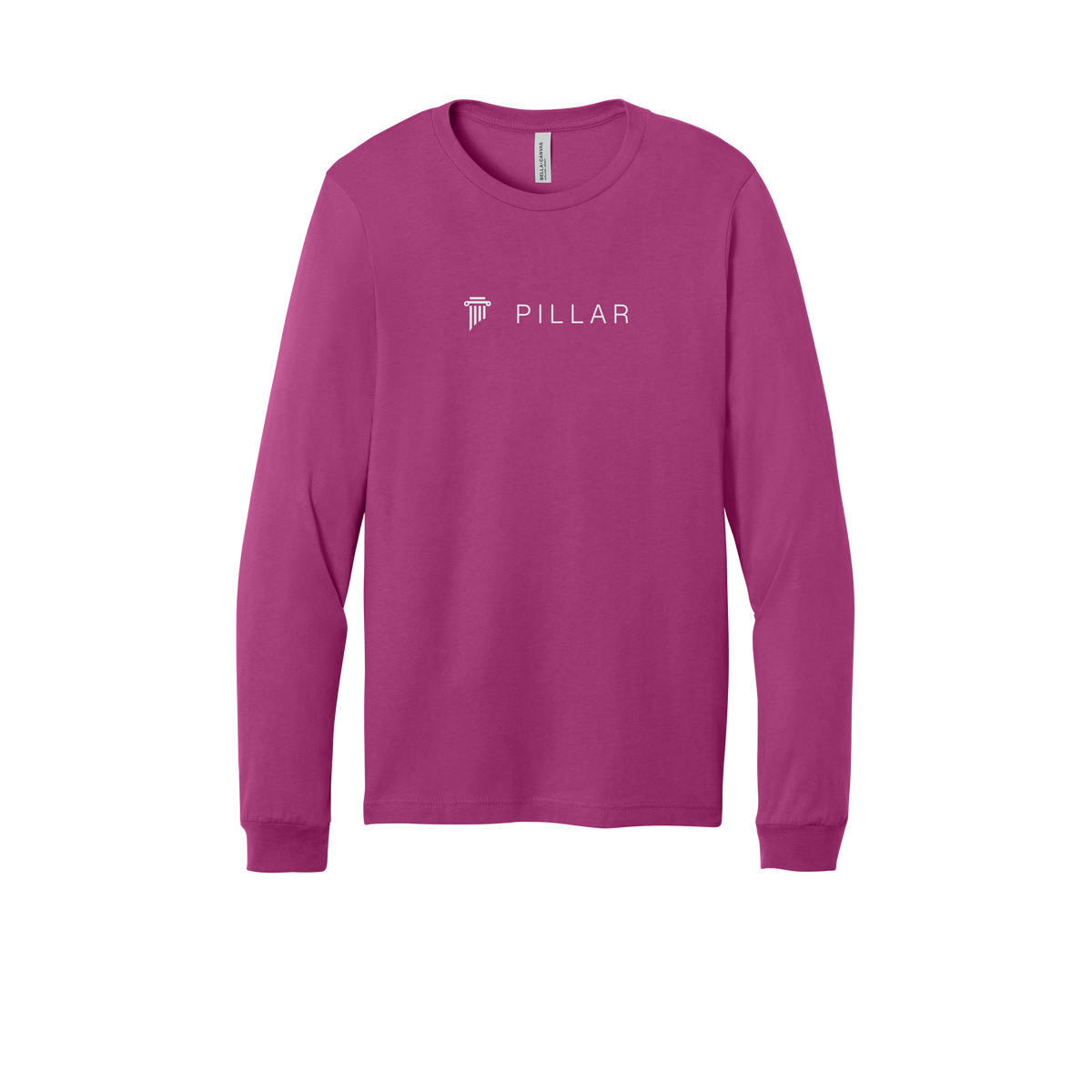 pillar-all-season-long-sleeve-tee-dtf-front-3501-berry-flat-front