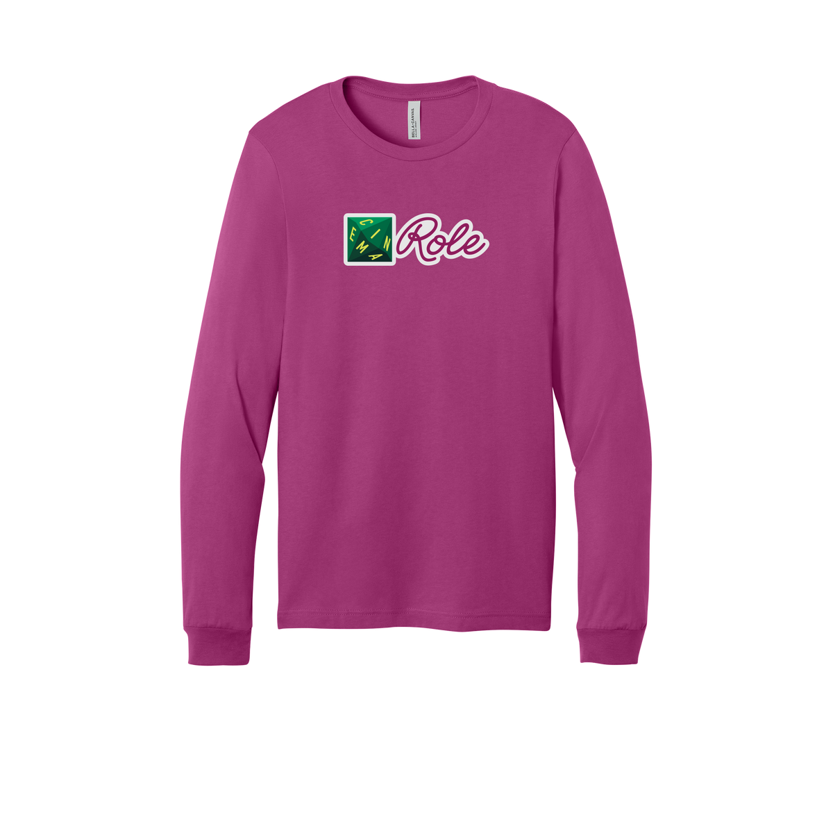 cinemarole-all-season-long-sleeve-tee-dtf-front-3501-berry-flat-front