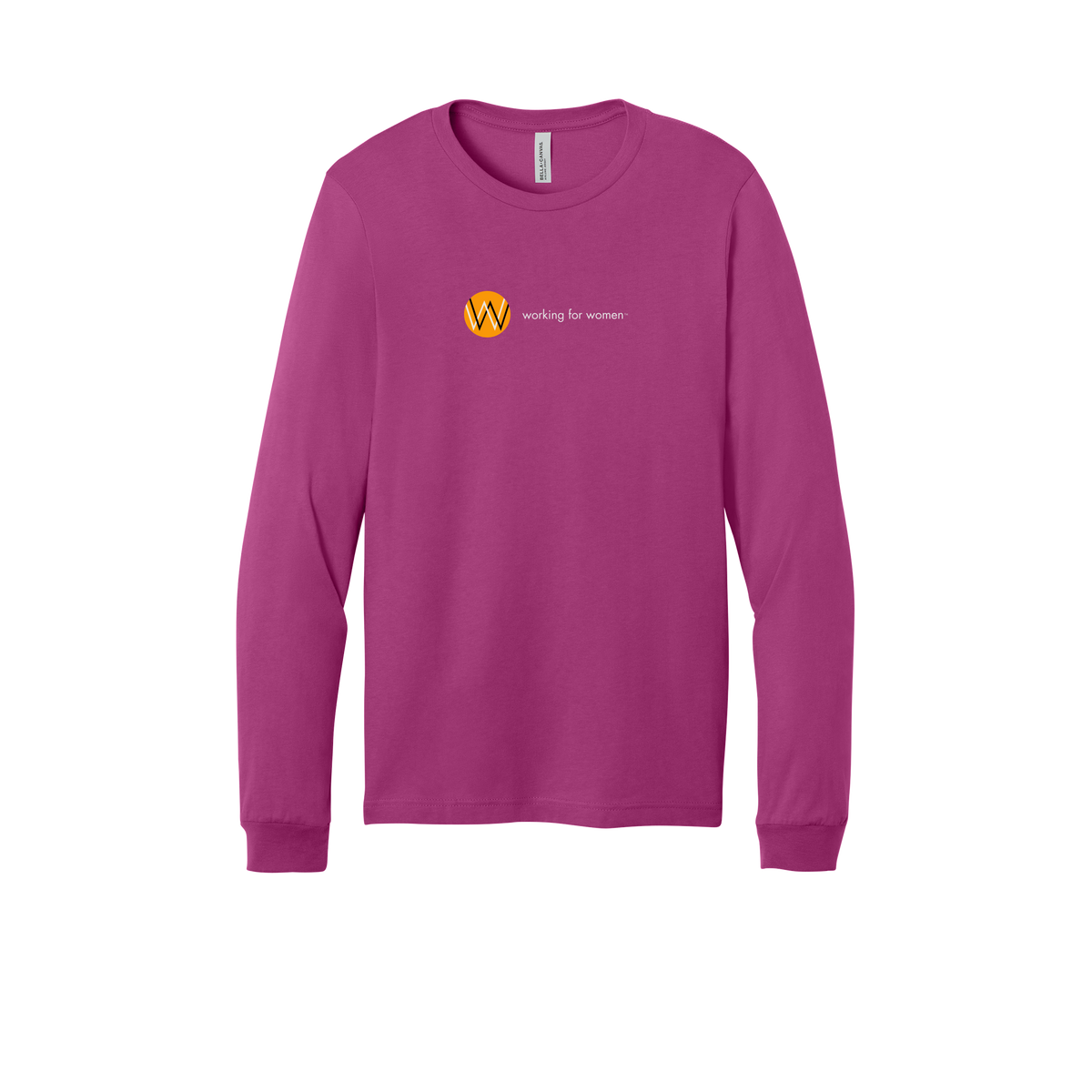 workingforwomen-all-season-long-sleeve-tee-dtf-front-3501-berry-flat-front