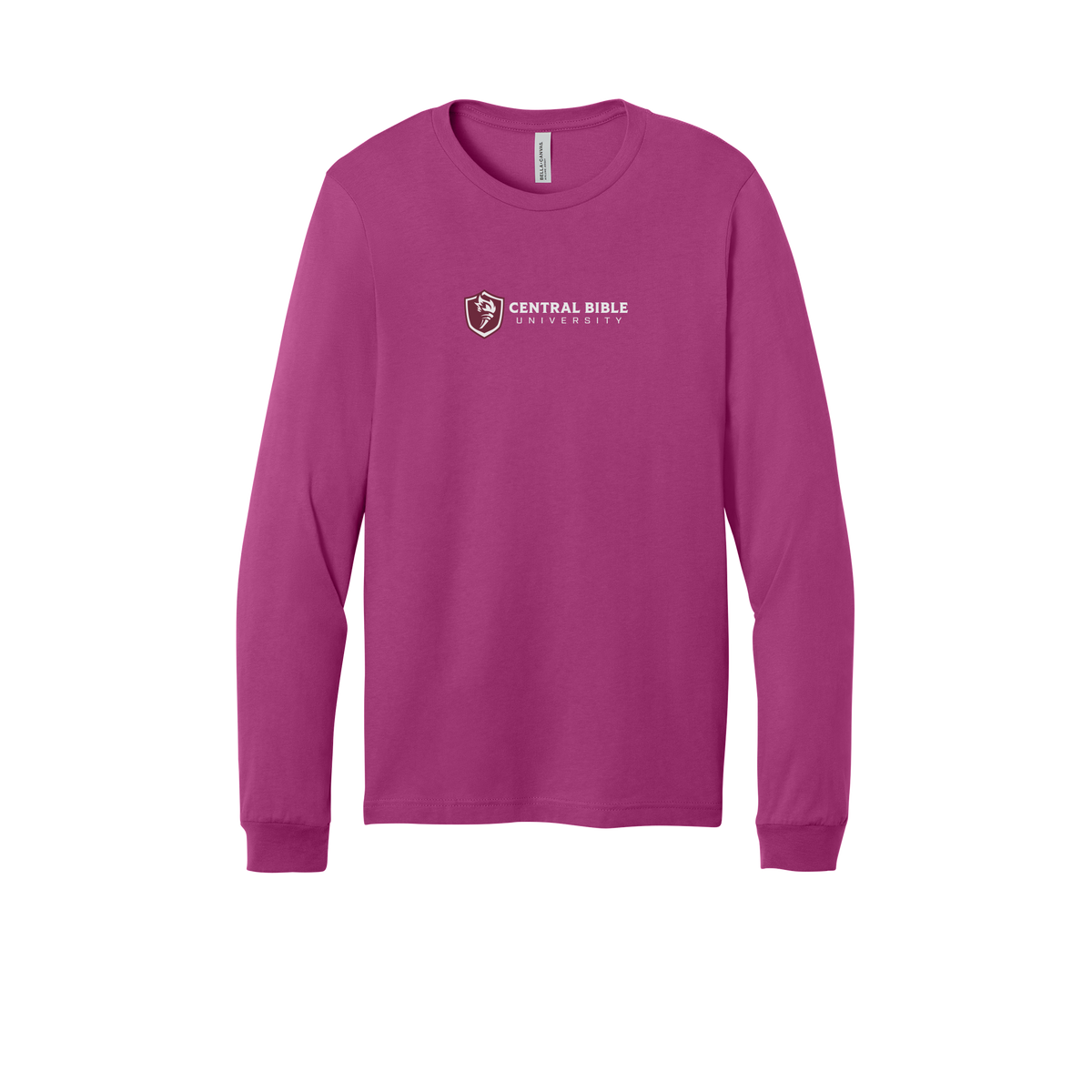 centralbible-all-season-long-sleeve-tee-dtf-front-3501-berry-flat-front