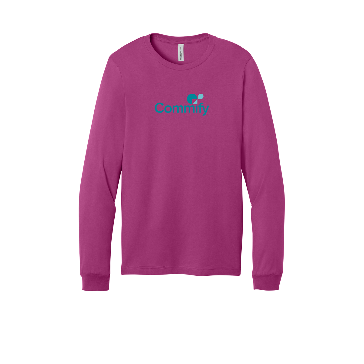 commify-all-season-long-sleeve-tee-dtf-front-3501-berry-flat-front