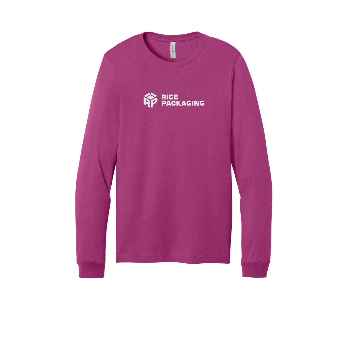 ricepackaging-all-season-long-sleeve-tee-dtf-front-3501-berry-flat-front